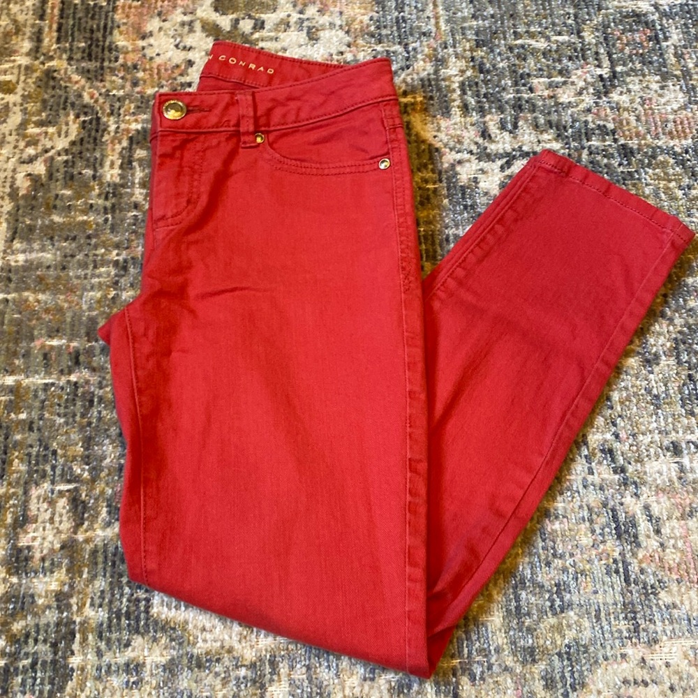 Coral-colored Jean